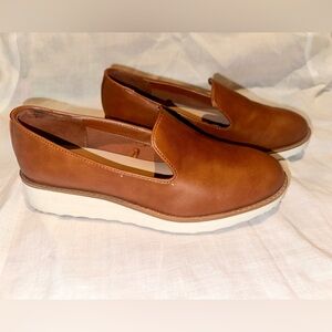 Aldo Cognac loafers size 7.5